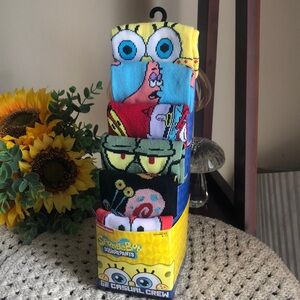SpongeBob SquarePants Men’s Casual Crew Socks